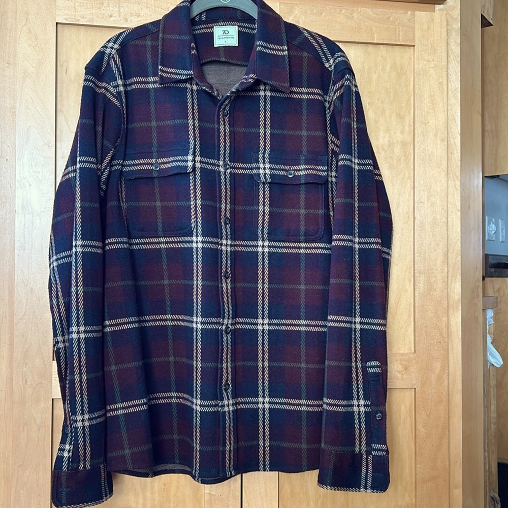 7 Diamonds Men’s Flannel Shirt